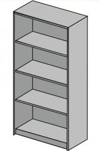Офис стелаж 80/40/162см