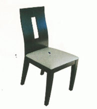 Кухненски стол с тапицирана седалка